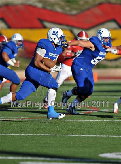 Thumbnail 2 in Bingham vs. Orange Lutheran (Mission Viejo Football Classic) photogallery.