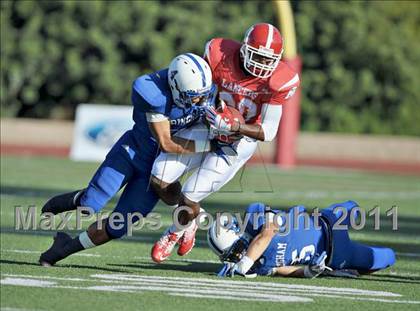 Thumbnail 2 in Bingham vs. Orange Lutheran (Mission Viejo Football Classic) photogallery.