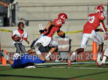 Thumbnail 2 in Bingham vs. Orange Lutheran (Mission Viejo Football Classic) photogallery.