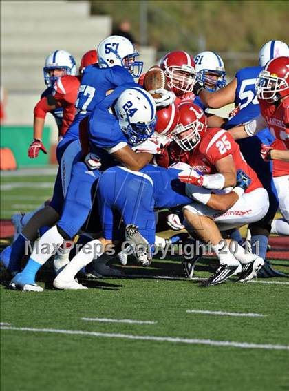 Thumbnail 1 in Bingham vs. Orange Lutheran (Mission Viejo Football Classic) photogallery.