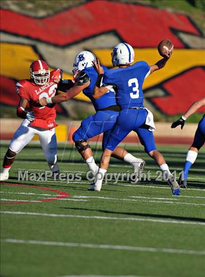 Thumbnail 1 in Bingham vs. Orange Lutheran (Mission Viejo Football Classic) photogallery.