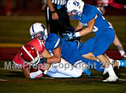 Thumbnail 1 in Bingham vs. Orange Lutheran (Mission Viejo Football Classic) photogallery.