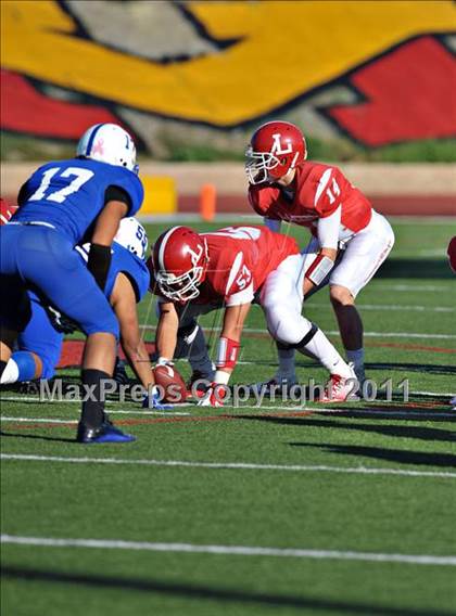 Thumbnail 3 in Bingham vs. Orange Lutheran (Mission Viejo Football Classic) photogallery.