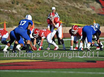 Thumbnail 2 in Bingham vs. Orange Lutheran (Mission Viejo Football Classic) photogallery.