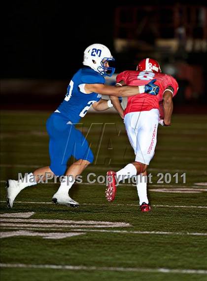 Thumbnail 3 in Bingham vs. Orange Lutheran (Mission Viejo Football Classic) photogallery.