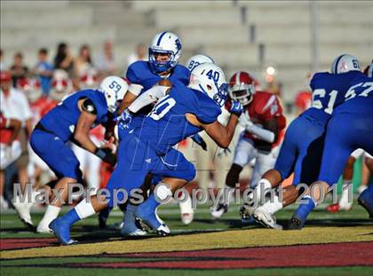 Thumbnail 3 in Bingham vs. Orange Lutheran (Mission Viejo Football Classic) photogallery.