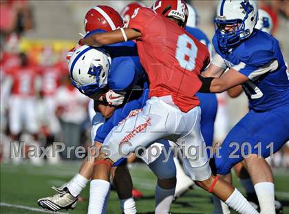 Thumbnail 3 in Bingham vs. Orange Lutheran (Mission Viejo Football Classic) photogallery.