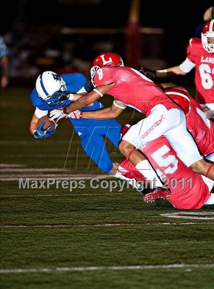 Thumbnail 1 in Bingham vs. Orange Lutheran (Mission Viejo Football Classic) photogallery.