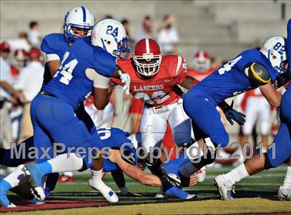 Thumbnail 1 in Bingham vs. Orange Lutheran (Mission Viejo Football Classic) photogallery.