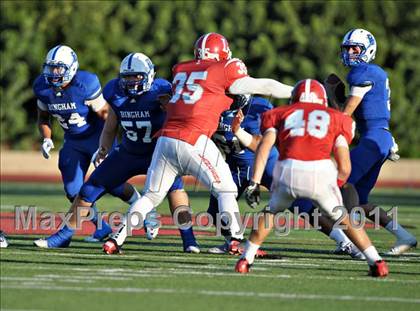 Thumbnail 1 in Bingham vs. Orange Lutheran (Mission Viejo Football Classic) photogallery.