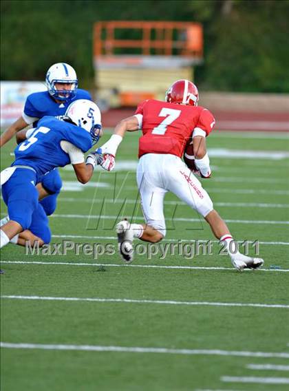 Thumbnail 1 in Bingham vs. Orange Lutheran (Mission Viejo Football Classic) photogallery.