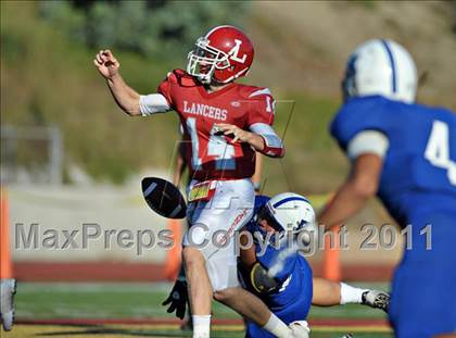 Thumbnail 2 in Bingham vs. Orange Lutheran (Mission Viejo Football Classic) photogallery.