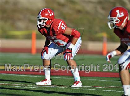 Thumbnail 3 in Bingham vs. Orange Lutheran (Mission Viejo Football Classic) photogallery.