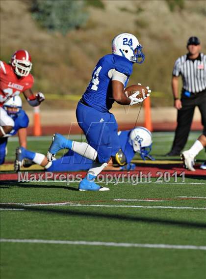 Thumbnail 1 in Bingham vs. Orange Lutheran (Mission Viejo Football Classic) photogallery.