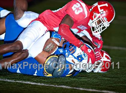 Thumbnail 1 in Bingham vs. Orange Lutheran (Mission Viejo Football Classic) photogallery.