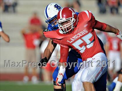 Thumbnail 1 in Bingham vs. Orange Lutheran (Mission Viejo Football Classic) photogallery.