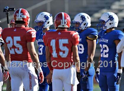 Thumbnail 1 in Bingham vs. Orange Lutheran (Mission Viejo Football Classic) photogallery.