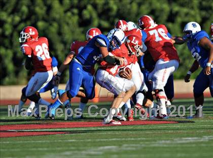 Thumbnail 3 in Bingham vs. Orange Lutheran (Mission Viejo Football Classic) photogallery.