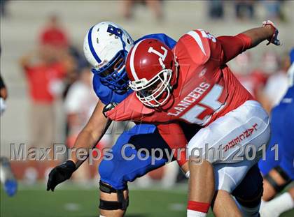 Thumbnail 3 in Bingham vs. Orange Lutheran (Mission Viejo Football Classic) photogallery.