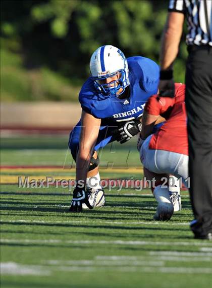 Thumbnail 3 in Bingham vs. Orange Lutheran (Mission Viejo Football Classic) photogallery.
