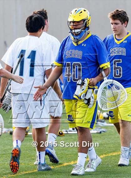 Thumbnail 1 in Serra vs Bellarmine College Prep (WCAL Semifinals) photogallery.