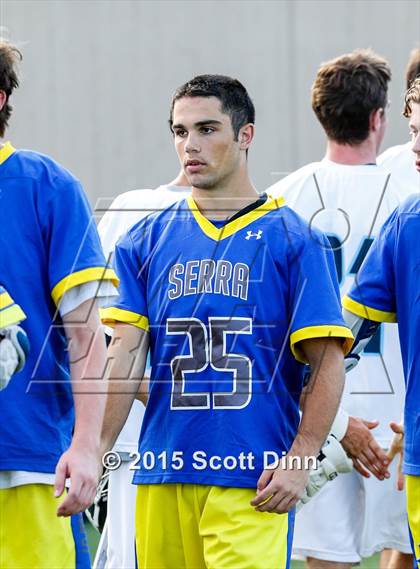 Thumbnail 1 in Serra vs Bellarmine College Prep (WCAL Semifinals) photogallery.