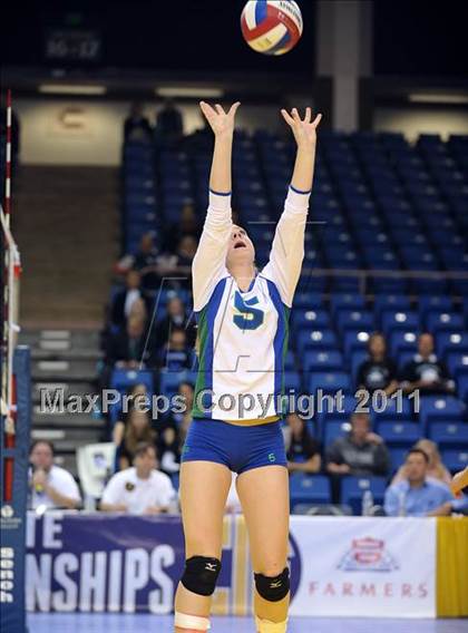 Thumbnail 2 in Tri-City Christian vs. Branson (CIF State D5 Final) photogallery.