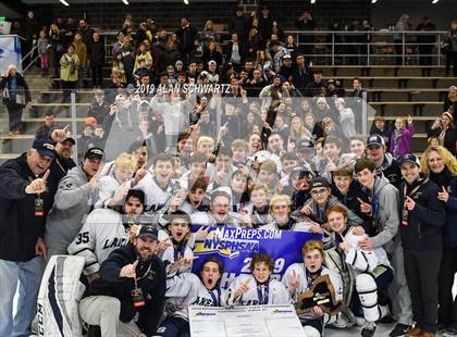 Thumbnail 3 in Queensbury vs. Skaneateles (NYSPHSAA Final - Post Game) photogallery.