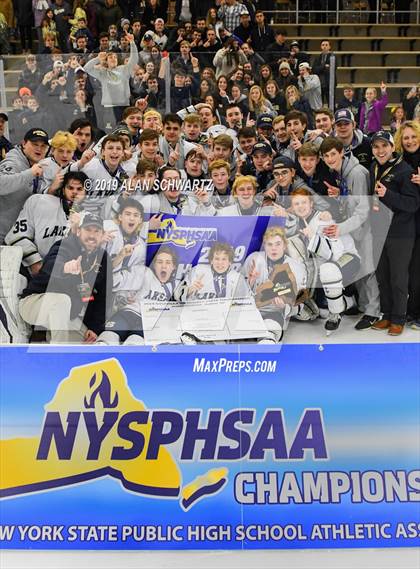 Thumbnail 2 in Queensbury vs. Skaneateles (NYSPHSAA Final - Post Game) photogallery.