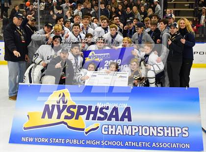 Thumbnail 1 in Queensbury vs. Skaneateles (NYSPHSAA Final - Post Game) photogallery.