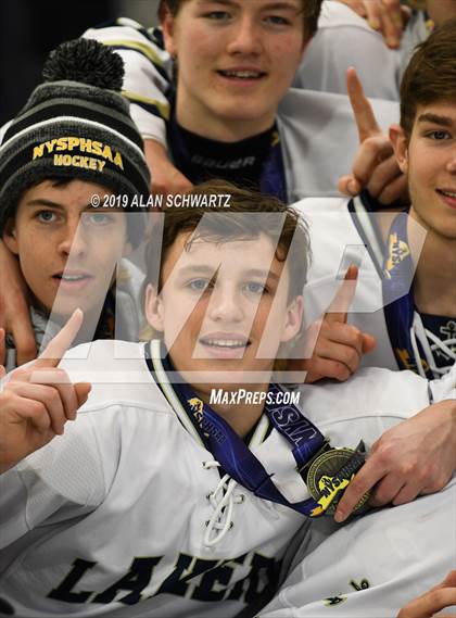 Thumbnail 2 in Queensbury vs. Skaneateles (NYSPHSAA Final - Post Game) photogallery.