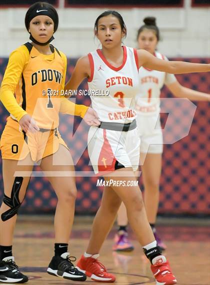Thumbnail 1 in Bishop O'Dowd vs. Seton Catholic (Nike Tournament of Champions) photogallery.