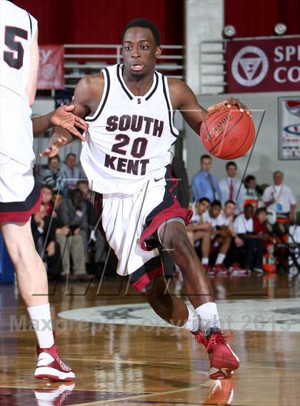 Thumbnail 3 in Brewster Academy vs. South Kent (Spalding Hoophall Classic) photogallery.