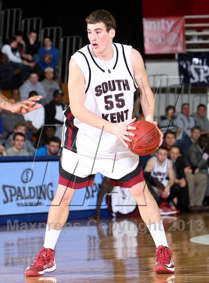Thumbnail 2 in Brewster Academy vs. South Kent (Spalding Hoophall Classic) photogallery.