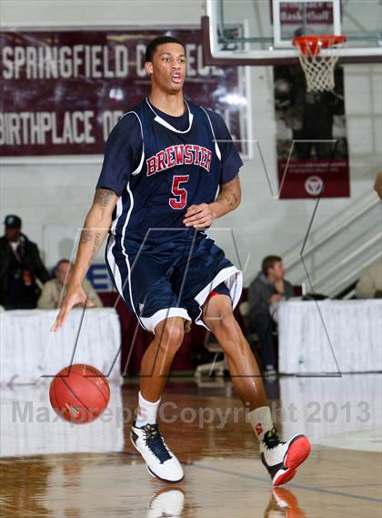Thumbnail 2 in Brewster Academy vs. South Kent (Spalding Hoophall Classic) photogallery.