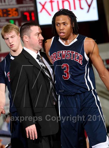 Thumbnail 1 in Brewster Academy vs. South Kent (Spalding Hoophall Classic) photogallery.