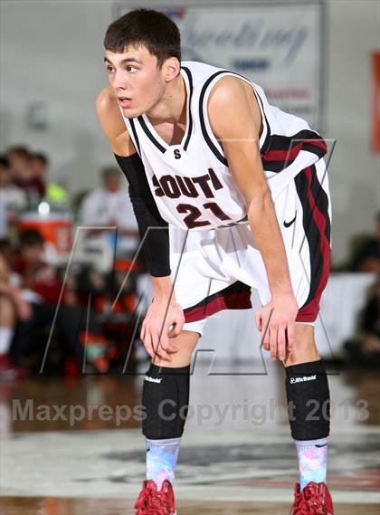 Thumbnail 2 in Brewster Academy vs. South Kent (Spalding Hoophall Classic) photogallery.