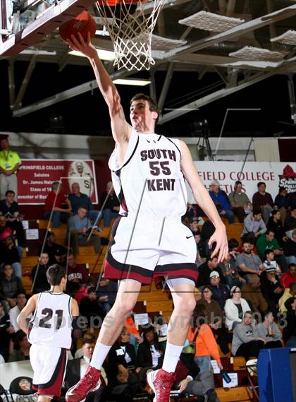 Thumbnail 2 in Brewster Academy vs. South Kent (Spalding Hoophall Classic) photogallery.
