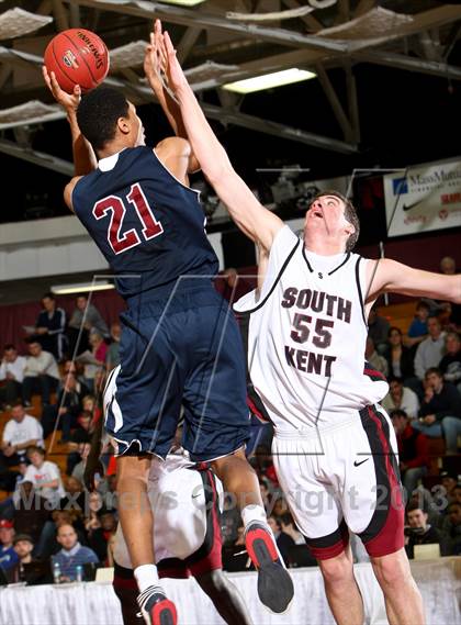 Thumbnail 2 in Brewster Academy vs. South Kent (Spalding Hoophall Classic) photogallery.
