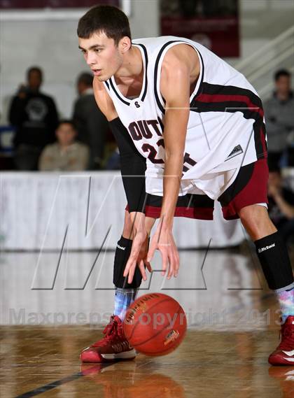 Thumbnail 1 in Brewster Academy vs. South Kent (Spalding Hoophall Classic) photogallery.