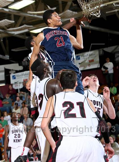 Thumbnail 1 in Brewster Academy vs. South Kent (Spalding Hoophall Classic) photogallery.