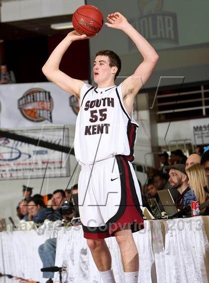 Thumbnail 2 in Brewster Academy vs. South Kent (Spalding Hoophall Classic) photogallery.