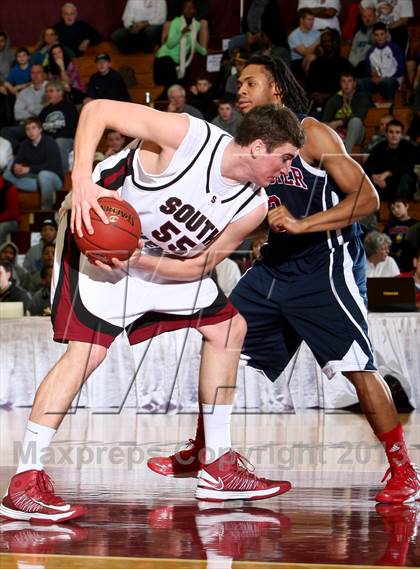 Thumbnail 3 in Brewster Academy vs. South Kent (Spalding Hoophall Classic) photogallery.