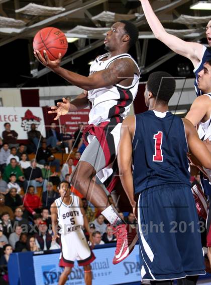 Thumbnail 3 in Brewster Academy vs. South Kent (Spalding Hoophall Classic) photogallery.