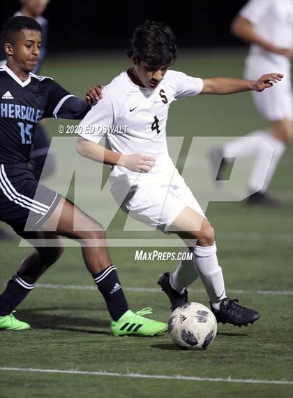 Thumbnail 1 in Salesian College Preparatory @ Hercules (TCAL Stone Quarterfinal) photogallery.