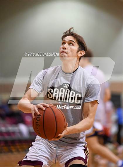 Thumbnail 1 in SAAABC Class 5A Boys High School All Star Game photogallery.