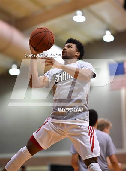 Thumbnail 3 in SAAABC Class 5A Boys High School All Star Game photogallery.