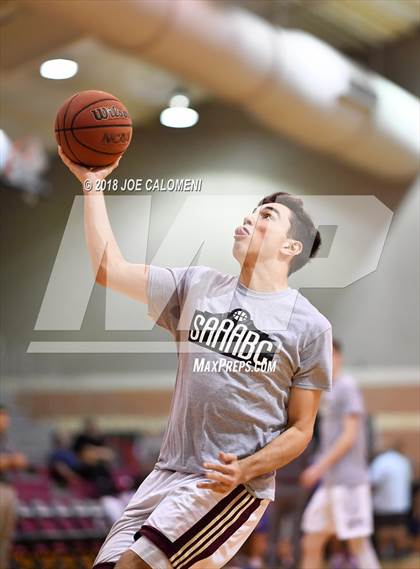 Thumbnail 3 in SAAABC Class 5A Boys High School All Star Game photogallery.