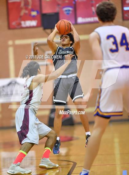 Thumbnail 2 in SAAABC Class 5A Boys High School All Star Game photogallery.