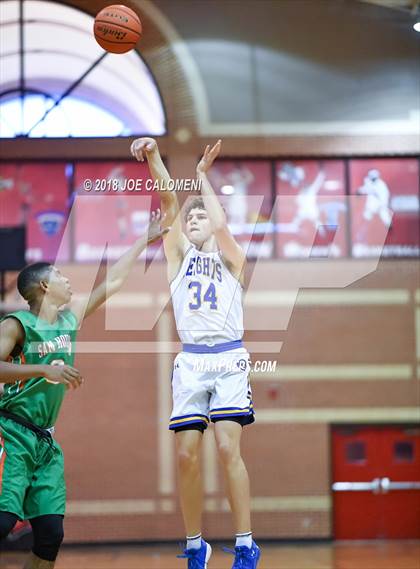 Thumbnail 3 in SAAABC Class 5A Boys High School All Star Game photogallery.